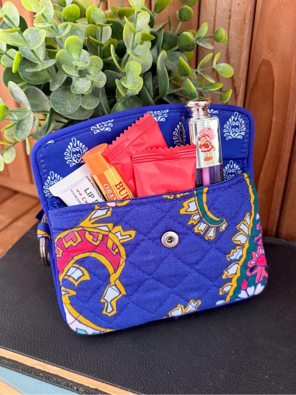 Vera Bradley Lip Care Bundle, Cosmetic Pouch
